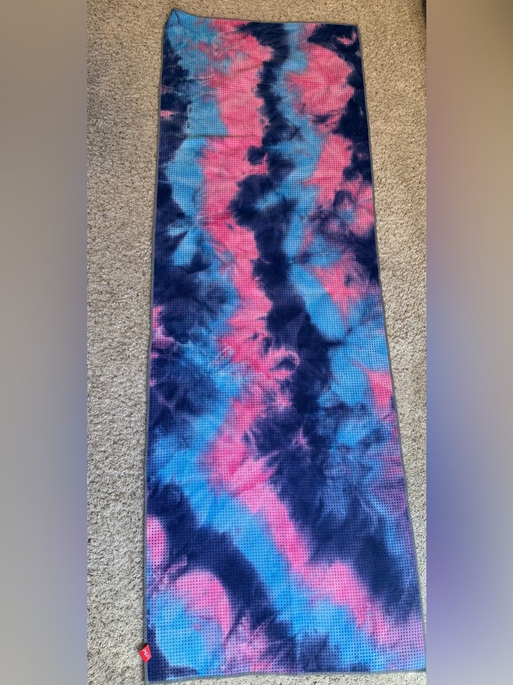 Tie-Dye Yoga Mat Towel